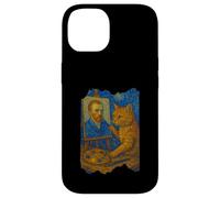Van Gogh - Pintura artística divertida para amantes de los gatos, arte estrellado Carcasa para iPhone 14
