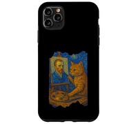 Van Gogh - Pintura artística divertida para amantes de los gatos, arte estrellado Carcasa para iPhone 11 Pro Max