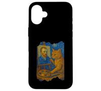 Van Gogh - Pintura artística divertida para amantes de los gatos, arte estrellado Carcasa para iPhone 16 Plus