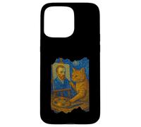 Van Gogh - Pintura artística divertida para amantes de los gatos, arte estrellado Carcasa para iPhone 15 Pro Max