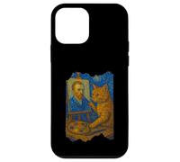 Van Gogh - Pintura artística divertida para amantes de los gatos, arte estrellado Carcasa para iPhone 12 mini