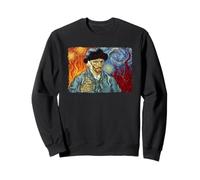 Van Gogh Pulgares arriba Todo está bien Dumpsterfire Noche estrellada Sudadera