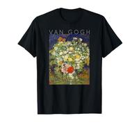 Van Gogh Ramo de Flores en un jarrón Art Spring Camiseta