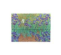 Van Gogh’s Irises Document Folder (Wrap Closure)