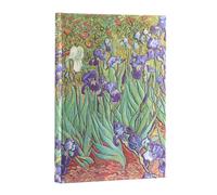 Van Gogh’s Irises Midi Hardback Address Book (Elastic Band Closure)