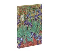 Van Gogh’s Irises Mini Unlined Hardback Journal (Elastic Band Closure)