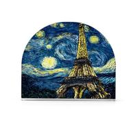 Van Gogh - Servilletero de la Torre Eiffel para decoración de mesa, cocina, servilleteros de papel acrílico para comedor, interior, exterior, fiesta, vacaciones, accesorios
