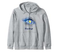 Van Gogh Sketch Drawing Eye Illustration Graphic Designs Sudadera con Capucha