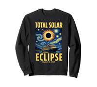 Van Gogh Starry Night Total Solar Eclipse Cruise Spain 2026 Sudadera