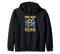 Van Gogh Starry Night Total Solar Eclipse Cruise Spain 2026 Sudadera con Capucha