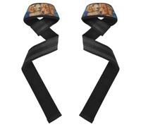 Van Gogh Style - Correas de levantamiento de pesas para perros de 66 cm, de neopreno, acolchadas, accesorios de gimnasio para levantamiento de pesas, gimnasio, peso muerto, entrenamiento