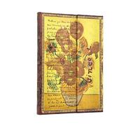 Van Gogh Sunflowers (Embellished Manuscripts Collection) Midi Unlined Hardcover Journal (Elastic Band Closure): The Van Gogh Museum