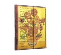 Van Gogh Sunflowers (Embellished Manuscripts Collection) Ultra Lined Hardcover Journal (Elastic Band Closure): The Van Gogh Museum