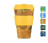 Van Gogh Sunflowers vaso 400ml 100% PLA Ecoffee Cup