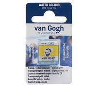 Van Gogh Watercolor Half Pan Transp YLW Med