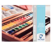 Van Gogh Watercolour Paper Block, 140 libras, papel blanco, 12 hojas, 9,4 x 12,6 pulgadas