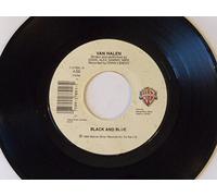 VAN HALEN - black & blue / apolitical blues 45 rpm single