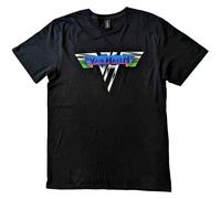 Van Halen - Camiseta Logotipo de Algodón para Adultos Unisex (S) (Negro)