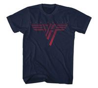 Van Halen Classic Red Logo oficial Camiseta para hombre