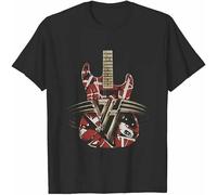 Van Halen Guitar Concert T Shirt Funny Cotton Retro 90s Black L