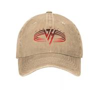 Van Halen Logo Gorra de béisbol de Mezclilla Sombrero de Camionero para Deportes al Aire Libre Hombre Unisex Casual Protección Solar Gorra Snapback