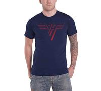 Van Halen - T-Shirt # L Unisex Blue # Classic Red Logo