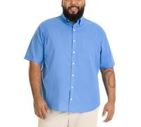 Van Heusen Camisa A Cuadros Atrapado De Manga Corta Inarrugable Abotonada, Riviera Blue Minicheck, 3XL Grande para Hombre