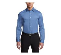 Van Heusen Camisa de Vestir elástica Ajustada con Cuello Flexible para Hombre, Dusty Azul, 14.5 Neck / 32-33 Sleeve