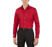 Van Heusen - Camisa de vestir para hombre, popelín, color liso