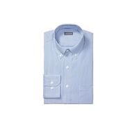 Van Heusen Camisa de Vestir para Hombre, Ajuste Regular, Rayas Puntiagudas, Azul, X-Large