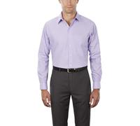 Van Heusen Camisas de vestir de popelina para hombre, ajuste alto, Lavanda, 17" Neck 37"-38" Sleeve