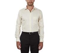 Van Heusen Dress Shirt Regular Fit Flex Collar Stretch Solid Camisa Esmoquin, Blanco, 43 cm Cuello 86/89 cm Manga (XL) Hombres
