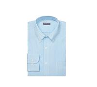 Van Heusen Dress Shirt Regular Fit Pinpoint Stripe Camisa Esmoquin, Ángulo, 41 cm Hals 86 cm-89 cm Ärmel Hombres