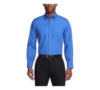 Van Heusen Dress Shirts Regular Fit Silky Poplin Solid Camisa de Vestir Hombre (Pack de 1)