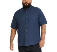 Van Heusen Hombre 50W5770 Manga Corta Camisa de Botones - Azul - XX-Large
