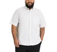 Van Heusen Hombre 50W5770 Manga Corta Camisa de Botones - Blanco - 5X-Large