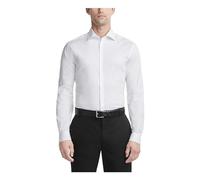 Van Heusen Men's Dress Shirts Regular Fit Lux Sateen Stretch Solid