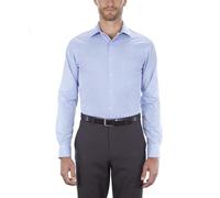 Van Heusen Men's Flex Collar Regular Fit Spread Collar Dress Shirt, Blue, 16.5" Neck 34"-35" Sleeve