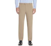 Van Heusen Men's Flex Straight Fit Flat Front Pant, Khaki, 34W x 34L