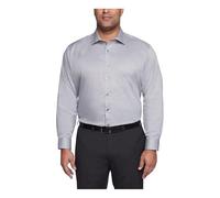Van Heusen Men's Tall Fit Dress Shirts Flex Collar Stretch Solid