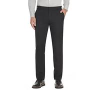 Van Heusen Men's Traveler Slim Fit Pant, Black, 34W X 34L