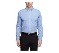 Van Heusen V0225 VH 13V0225 Men LS GNGHAM Check Periwinkle 3XL
