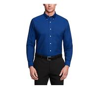 Van Heusen VH56800 VH 13V0040 Men LS WR Oxford English Blue 2XL