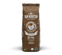 Van Houten Chocolate molido oscuro 1kg - 100% chocolate para bebidas frías o calientes