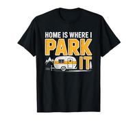 Van Life Hogar Where Park Camper Nomada Humor Habitante De Camiseta