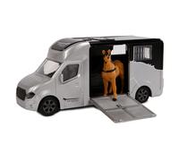 Van Manen 510211 Anemone Die Cast Transporter in Pink (with Light & Sound, 1 Horse, Including Battery)