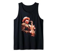Van Morrison Cantante saxofonista en St David's Hall Cardiff Camiseta sin Mangas