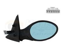VAN WEZEL 0156808 Espejo retrovisor tintado en azul espejo completo convexo para ajuste elect. espejo calefactable con sensor de temperatura derecha Compatible con ALFA ROMEO 156 932