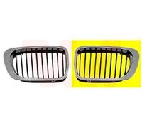VAN WEZEL 0647517 Rejilla delantera negro cromo Compatible con BMW 3 Coupé E46 3 Cabrio E46