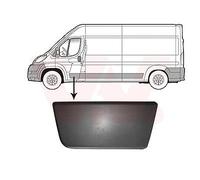 VAN WEZEL 0982403 Listón embellecedor/protector puerta Delante, izquierda gris oscuro